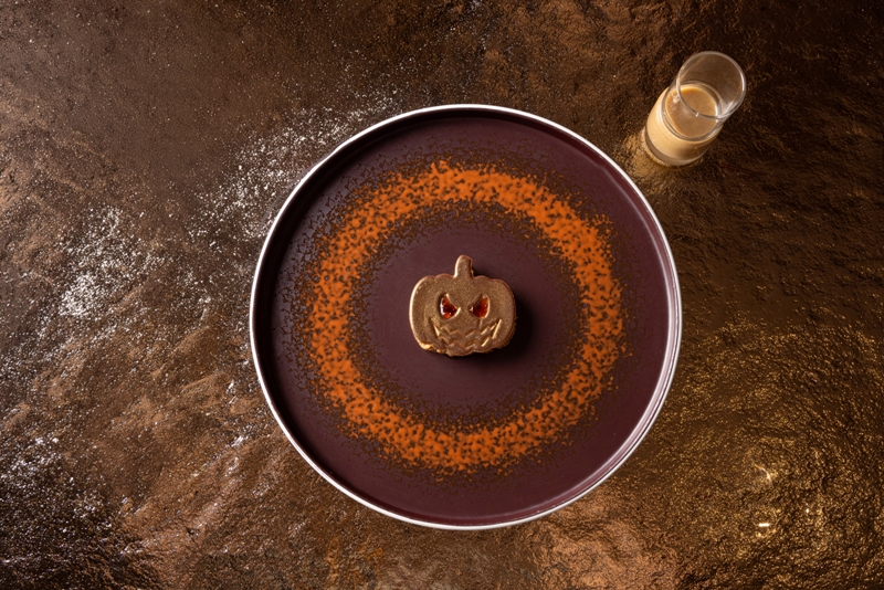 linfa halloween con fusto Profondo arancio