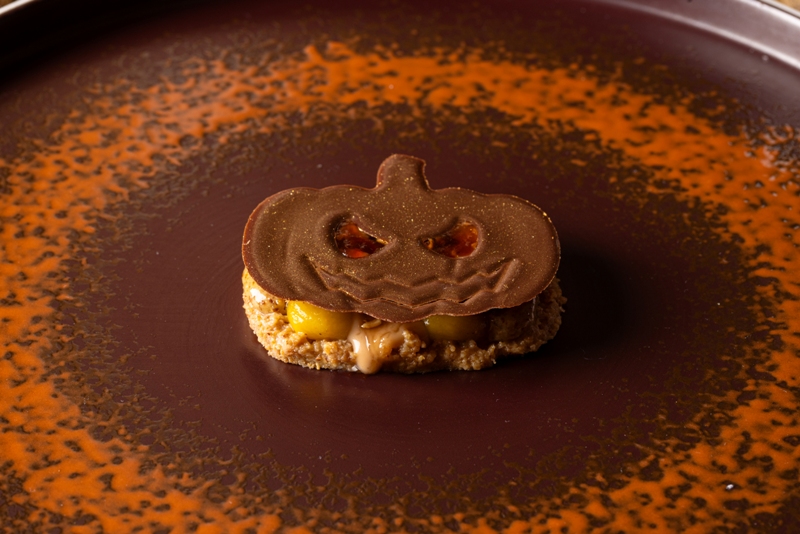 linfa halloween con fusto Profondo arancio